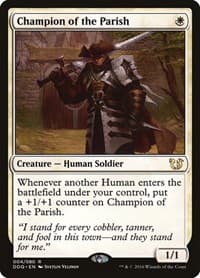 Champion of the Parish - Duel Decks: Blessed vs. Cursed - Magic: The Gathering card