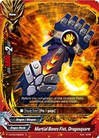 Martial Bones Fist, Dragosquare - Galaxy Burst - Future Card BuddyFight card
