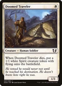 Doomed Traveler - Duel Decks: Blessed vs. Cursed - Magic: The Gathering card