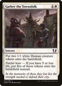 Gather the Townsfolk - Duel Decks: Blessed vs. Cursed - Magic: The Gathering card