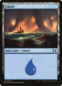 Island (036) - Duel Decks: Blessed vs. Cursed - Magic: The Gathering card