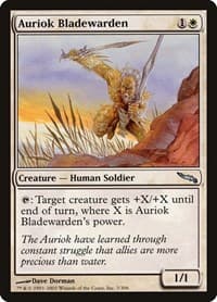 Auriok Bladewarden - Mirrodin - Magic: The Gathering card
