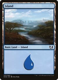 Island (073) - Duel Decks: Blessed vs. Cursed - Magic: The Gathering card
