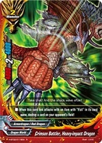 Crimson Battler, Heavy-impact Dragon - Galaxy Burst - Future Card BuddyFight card