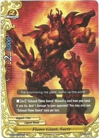 Flame Giant, Surtr - Galaxy Burst - Future Card BuddyFight card