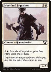 Moorland Inquisitor - Duel Decks: Blessed vs. Cursed - Magic: The Gathering card