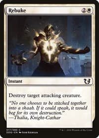 Rebuke - Duel Decks: Blessed vs. Cursed - Magic: The Gathering card