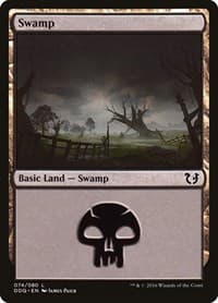 Swamp (074) - Duel Decks: Blessed vs. Cursed - Magic: The Gathering card