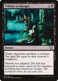 Tribute to Hunger - Duel Decks: Blessed vs. Cursed - Magic: The Gathering card
