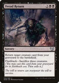 Dread Return - Duel Decks: Blessed vs. Cursed - Magic: The Gathering card