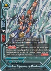 Great Dragonarms, The Main Force - Terror of the Inverse Omni Lords - Future Card BuddyFight card