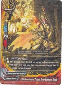 Fifth Omni Armored Dragon, Flame Summoner Rando - Terror of the Inverse Omni Lords - Future Card BuddyFight card