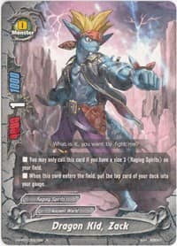 Dragon Kid, Zack - Terror of the Inverse Omni Lords - Future Card BuddyFight card