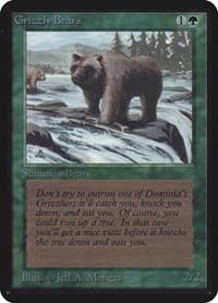 Grizzly Bears - Alpha Edition - Magic: The Gathering card