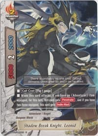 Shadow Break Knight, Leonid - Terror of the Inverse Omni Lords - Future Card BuddyFight card