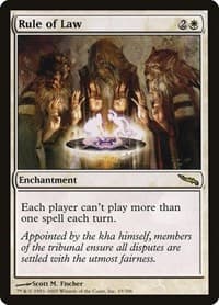 Rule of Law - Mirrodin - Magic: The Gathering card