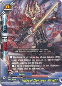 Noble of Darkness, Kilnight - Terror of the Inverse Omni Lords - Future Card BuddyFight card