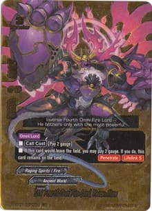 INV Fourth Omni Fire Lord, Venom Nova (BR) - Terror of the Inverse Omni Lords - Future Card BuddyFight card