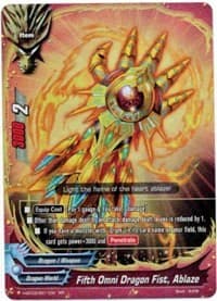 Fifth Omni Dragon Fist, Ablaze - Assault of the Omni Lords - Future Card BuddyFight card