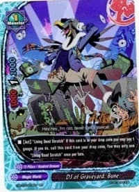 DJ of Graveyard, Bune - Assault of the Omni Lords - Future Card BuddyFight card