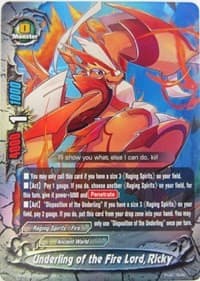 Underling of the Fire Lord, Ricky - Assault of the Omni Lords - Future Card BuddyFight card