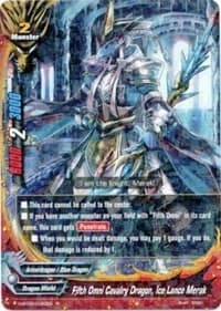 Fifth Omni Cavalry Dragon, Ice Lance Merak - Assault of the Omni Lords - Future Card BuddyFight card