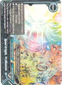 Speed of Light, Tri Elements - Buddy Allstars+ - Future Card BuddyFight card