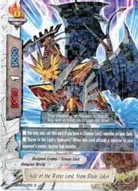Aide of the Water Lord, Stein Blade Joker - Assault of the Omni Lords - Future Card BuddyFight card