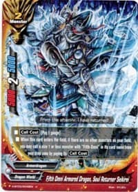 Fifth Omni Armored Dragon, Soul Returner Seikirei - Assault of the Omni Lords - Future Card BuddyFight card