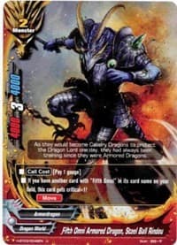 Fifth Omni Armored Dragon, Steel Ball Rindo - Assault of the Omni Lords - Future Card BuddyFight card