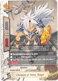 Champion of Arena, Rouga - Buddy Allstars+ - Future Card BuddyFight card