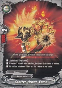 Scatter Armor, Enma - Assault of the Omni Lords - Future Card BuddyFight card