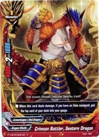 Crimson Battler, Sesters Dragon - Assault of the Omni Lords - Future Card BuddyFight card