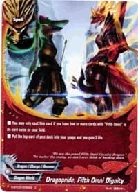 Dragopride, Fifth Omni Dignity - Assault of the Omni Lords - Future Card BuddyFight card