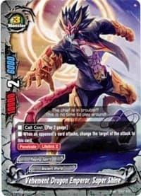 Vehement Dragon Emperor, Super Shine - Assault of the Omni Lords - Future Card BuddyFight card