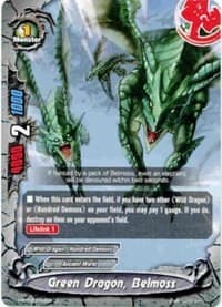 Green Dragon, Belmoss - Assault of the Omni Lords - Future Card BuddyFight card