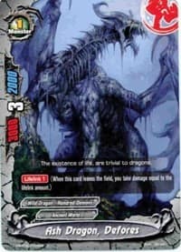 Ash Dragon, Defores - Assault of the Omni Lords - Future Card BuddyFight card