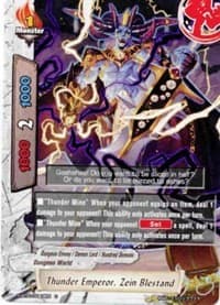 Thunder Emperor, Zein Blestand - Assault of the Omni Lords - Future Card BuddyFight card