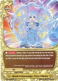 Shield of Knowledge, Tetra Vibrion - Buddy Allstars+ - Future Card BuddyFight card