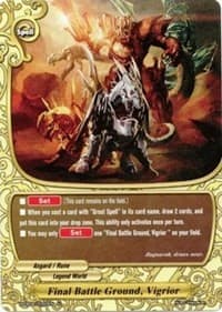 Final Battle Ground, Vigrior - Buddy Allstars+ - Future Card BuddyFight card