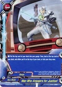Man Who Answers for Justice! - Buddy Allstars+ - Future Card BuddyFight card
