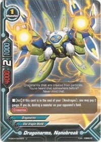 Dragonarms, Nanobreak - Buddy Allstars+ - Future Card BuddyFight card