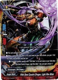 Fifth Omni Cavalry Dragon, Light Rim Alliot - Buddy Allstars+ - Future Card BuddyFight card