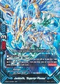 Jackknife, "Superior Plasma" (Blue) - Buddy Allstars+ - Future Card BuddyFight card