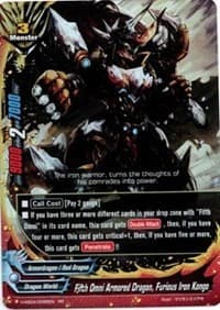 Fifth Omni Armored Dragon, Furious Iron Kongo - Buddy Allstars+ - Future Card BuddyFight card
