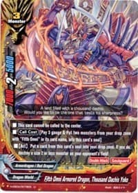 Fifth Omni Armored Dragon, Thousand Dachis Yoko - Buddy Allstars+ - Future Card BuddyFight card