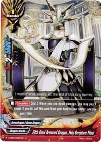 Fifth Omni Armored Dragon, Holy Scripture Hisui - Buddy Allstars+ - Future Card BuddyFight card
