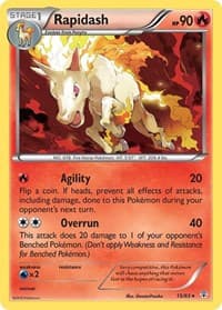 Rapidash - Generations - Pokemon card