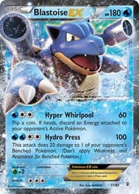 Blastoise EX - Generations - Pokemon card