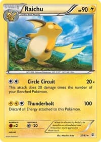 Raichu - Generations - Pokemon card
